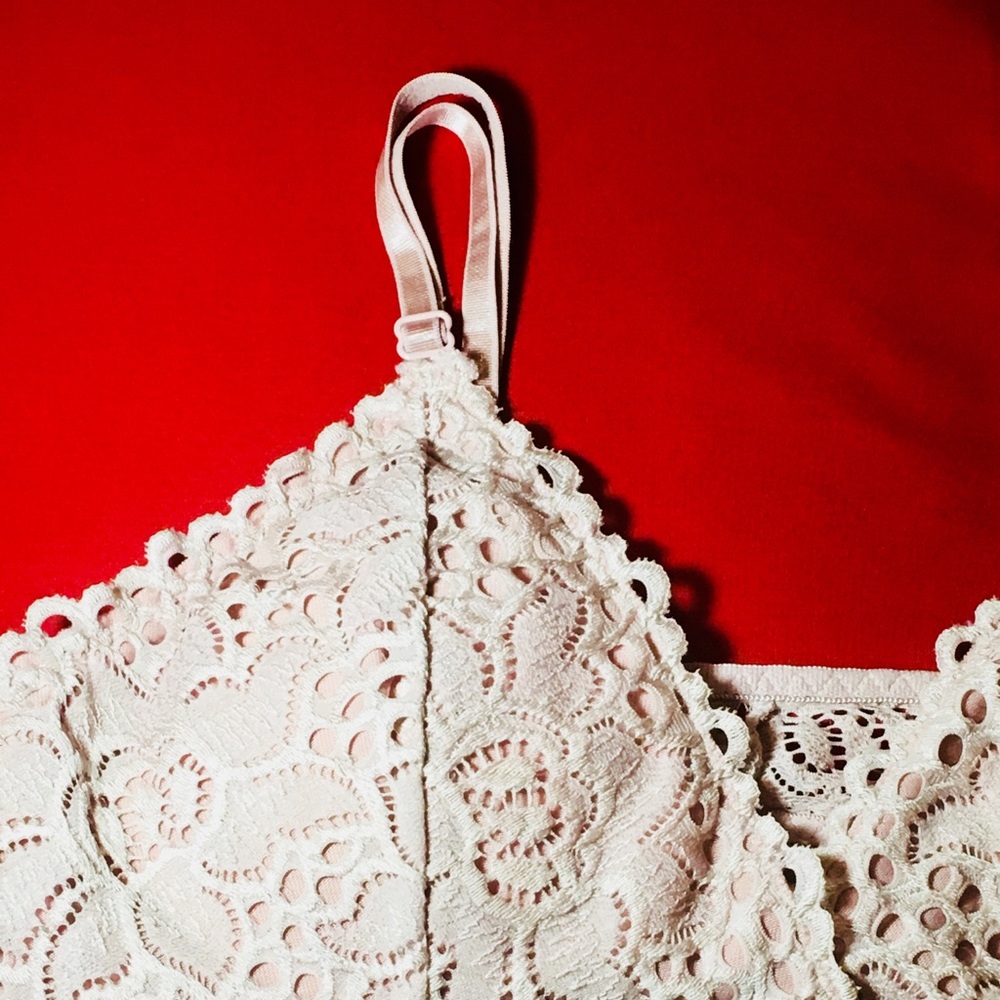 Pink Lace Bralette - Picture 2 of 3